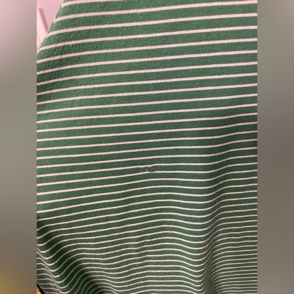 Polo Ralph Lauren golf Pima cotton green white stripe  polo - Picture 4 of 10